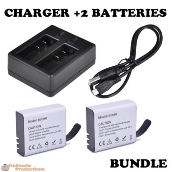 Hawkeye Firefly 8SE & Xs Battery and Charger - + 2 Batteries