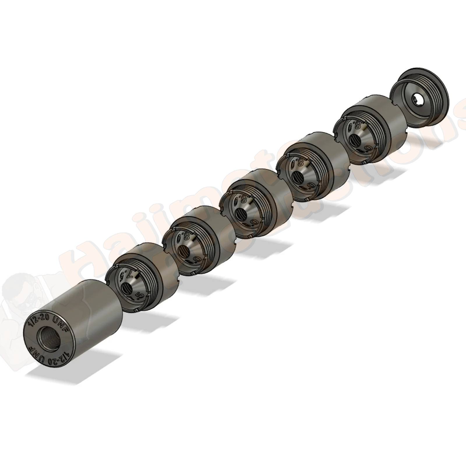 BUCK-RAIL 1/2 X 20 MODULAR SUPPRESSOR